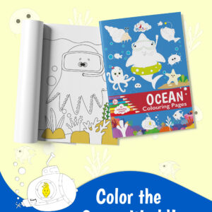 Ocean Colouring Book!🌊🎨